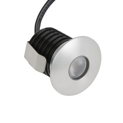 All LED 1W IP65 LED Midi Marker Light Brushed Aluminium 3000k AMKR032AL/30