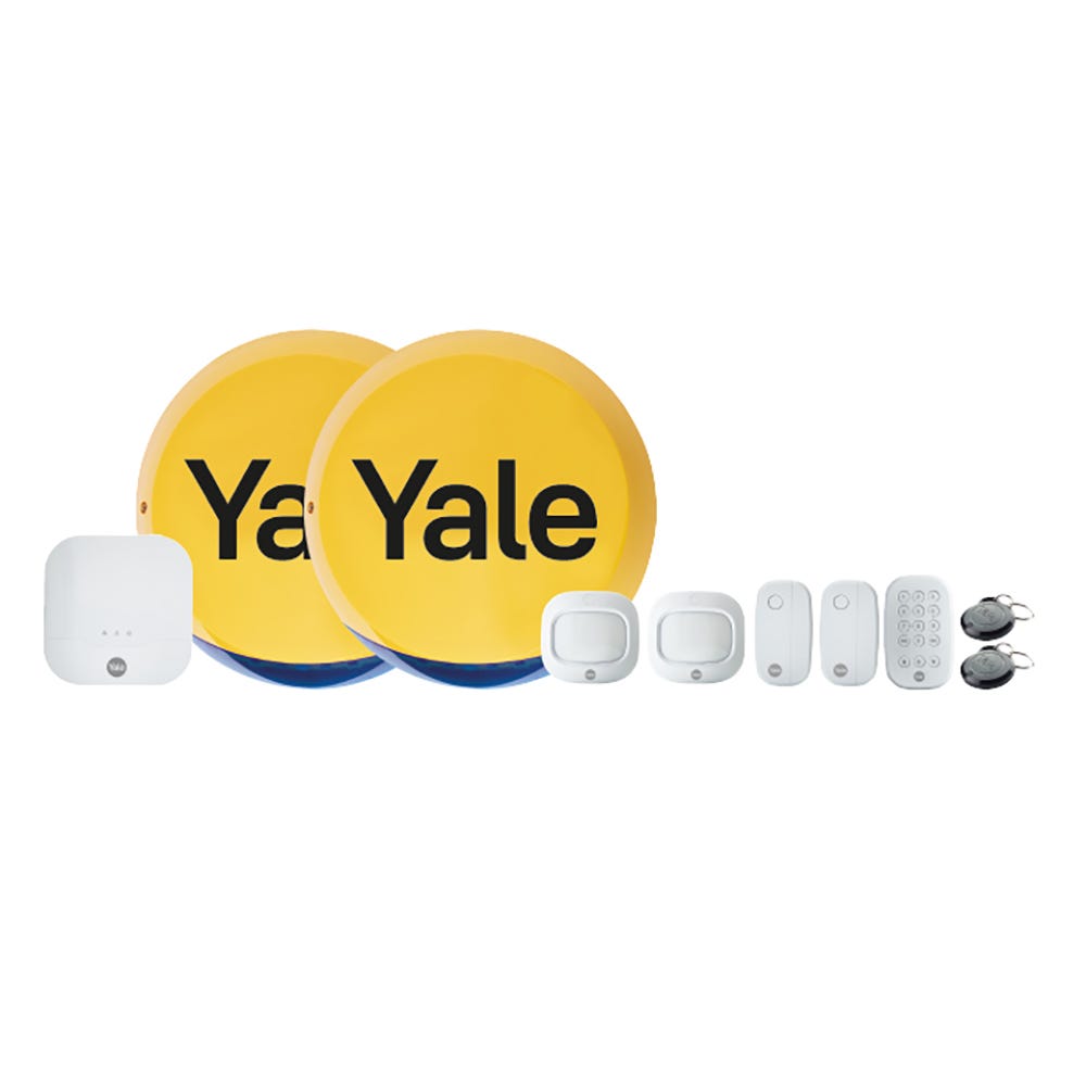 Yale Pro Sync Smart Home Burglar Alarm Family Kit Pack of 10 IA-33010-PRO
