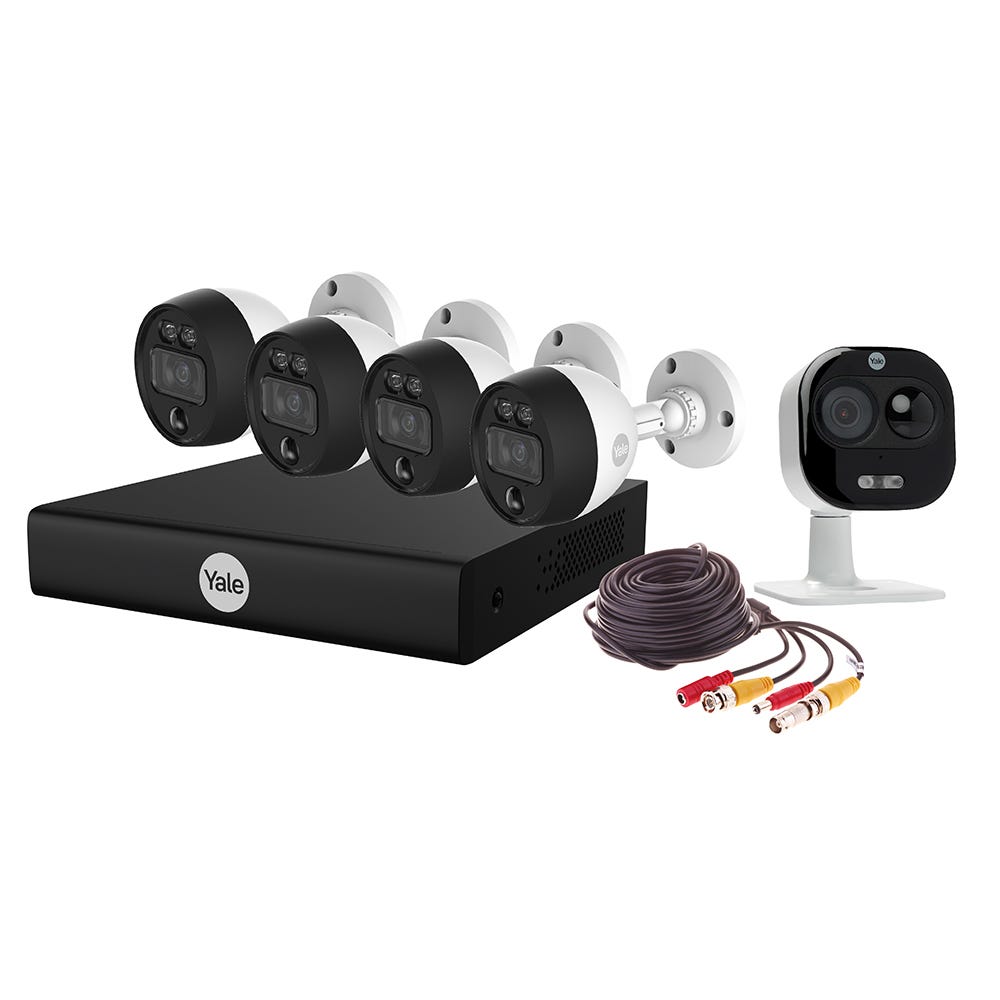 Yale Smart Motion CCTV Kit with All in One Camera YSV-4CSMD-8CK-1
