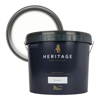 Dulux Heritage Velvet Matt True White 10L