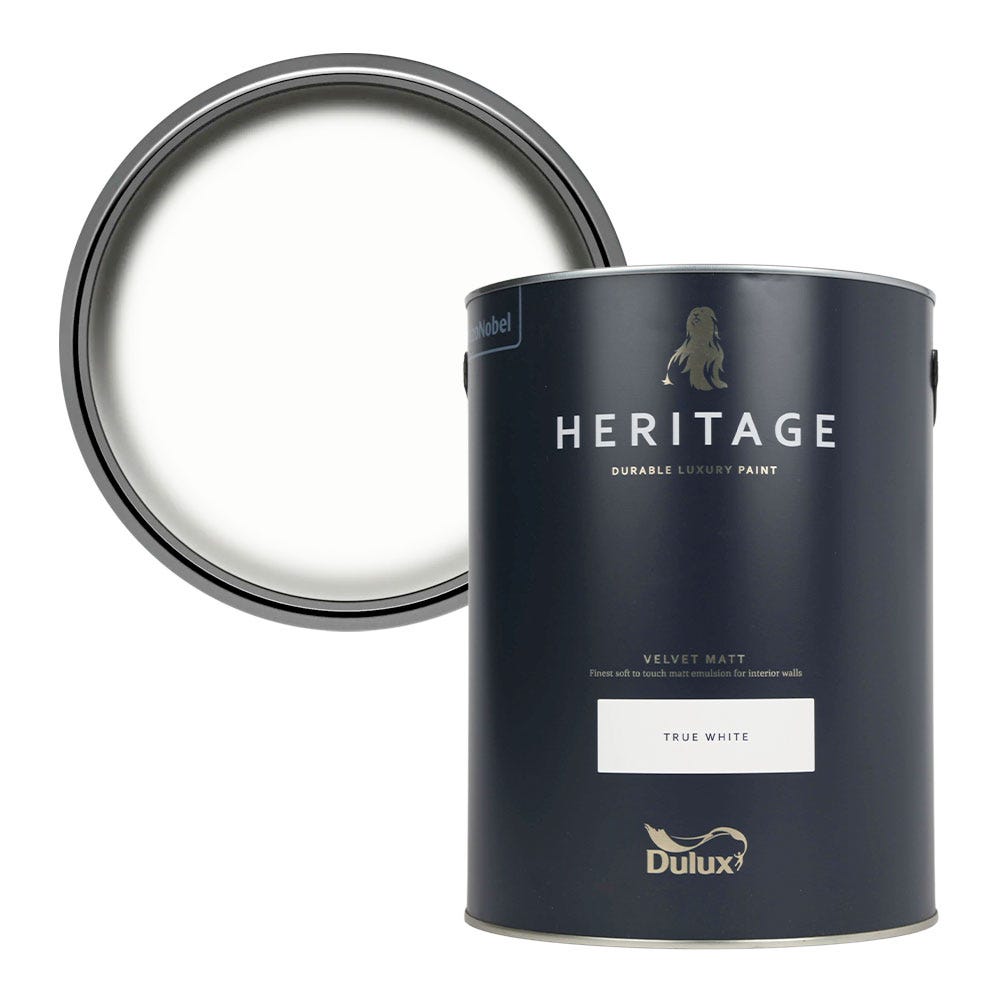 Dulux Heritage Velvet Matt True White 5L