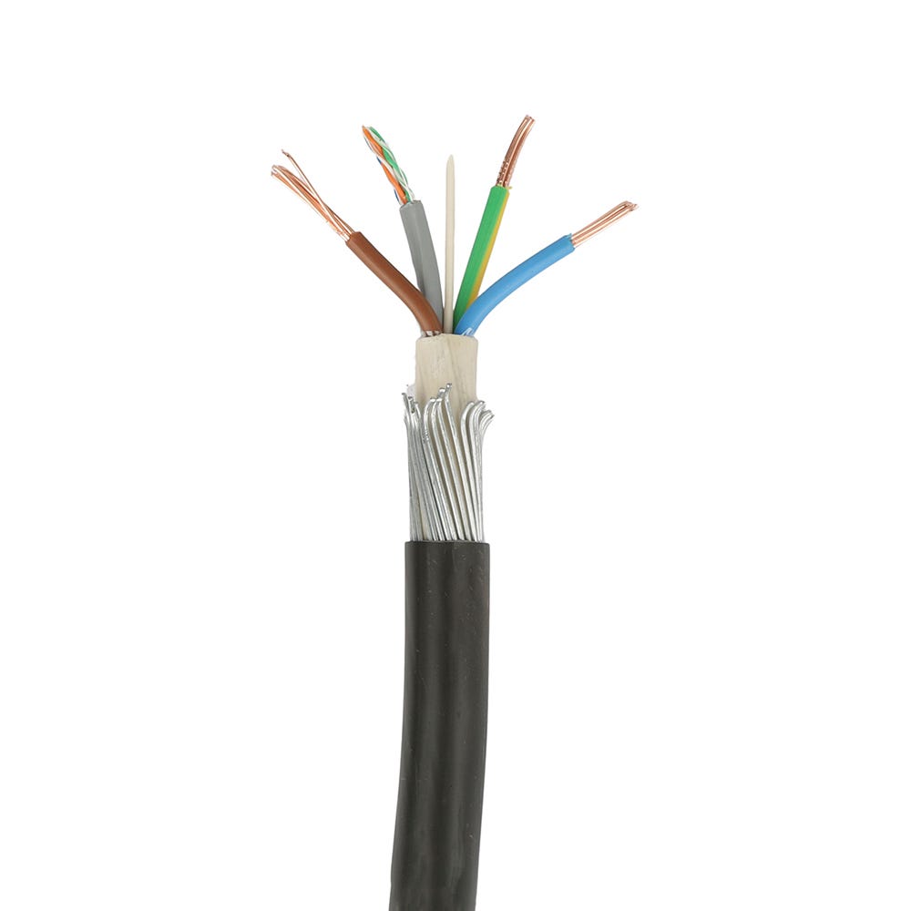 EV-Ultra 6mm 3 Core + CAT5E Armoured Cable Per Metre SWA