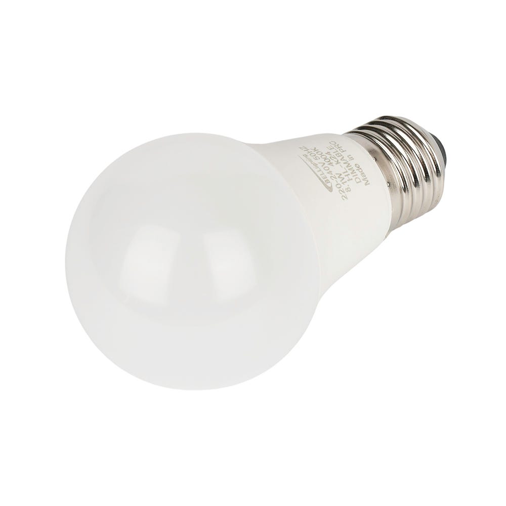 Bell Lighting Genesis 8.1W LED Lamp GLS Cool White Dimmable ES