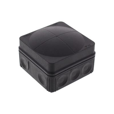 Wiska 108 Empty Combi Junction Box IP66 76mm x 76mm x 51mm Black