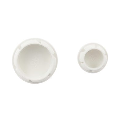 FuseBox Push-In Closed Grommet White Mixed Sizes Pack of 12