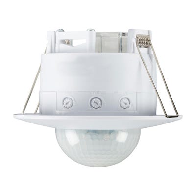 Knightsbridge IP20 360° Wide Range Recess Mounted PIR Sensor White