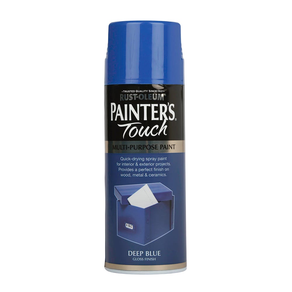 Rust-Oleum Painter's Touch Spray Paint Gloss Deep Blue 400ml