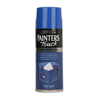 Rust-Oleum Painter's Touch Spray Paint Gloss Deep Blue 400ml