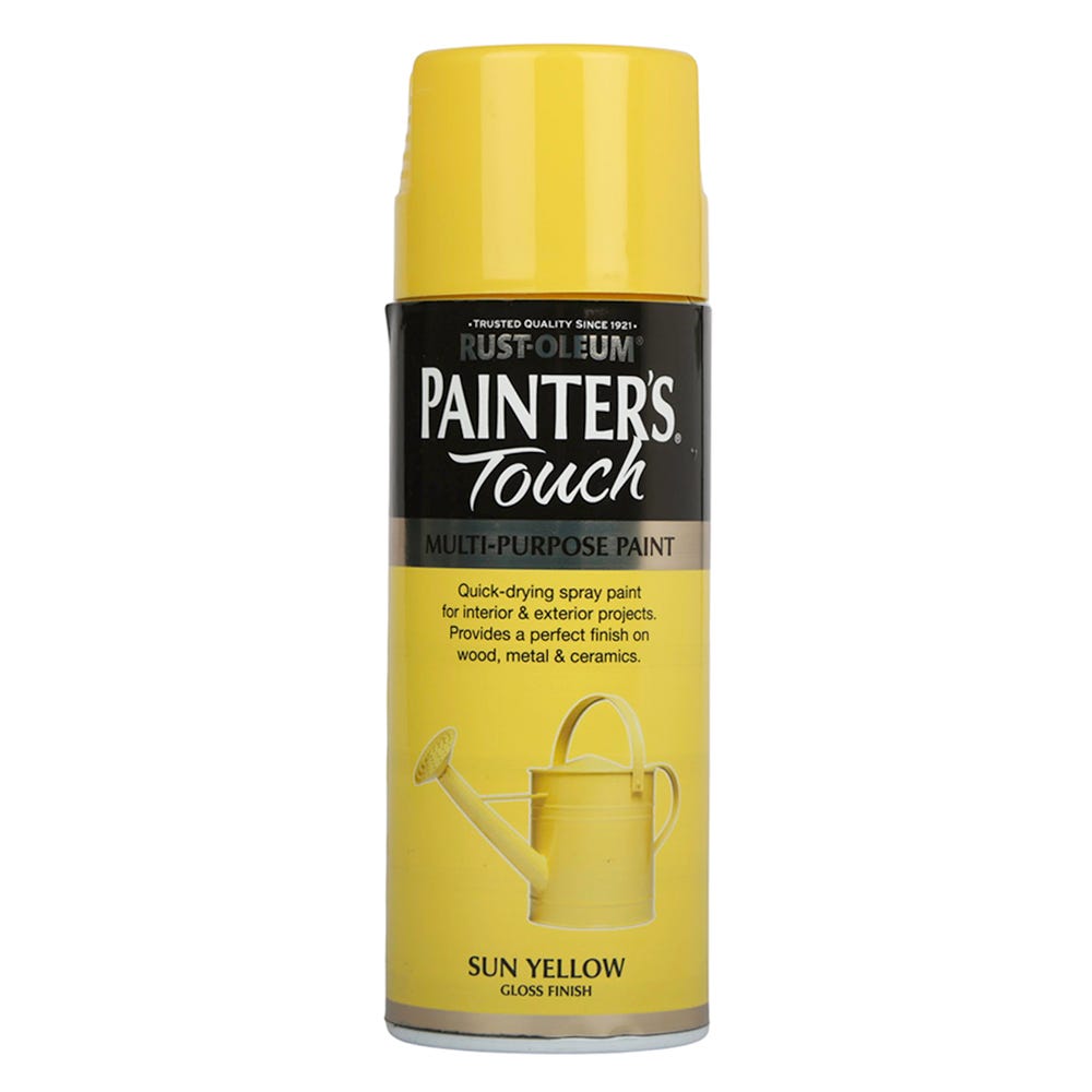 Rust-Oleum Painter's Touch Spray Paint Gloss Sun Yellow 400ml