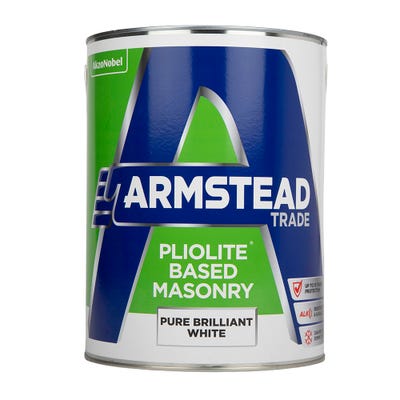 Armstead Trade Pliolite Based Masonry Paint White 5L