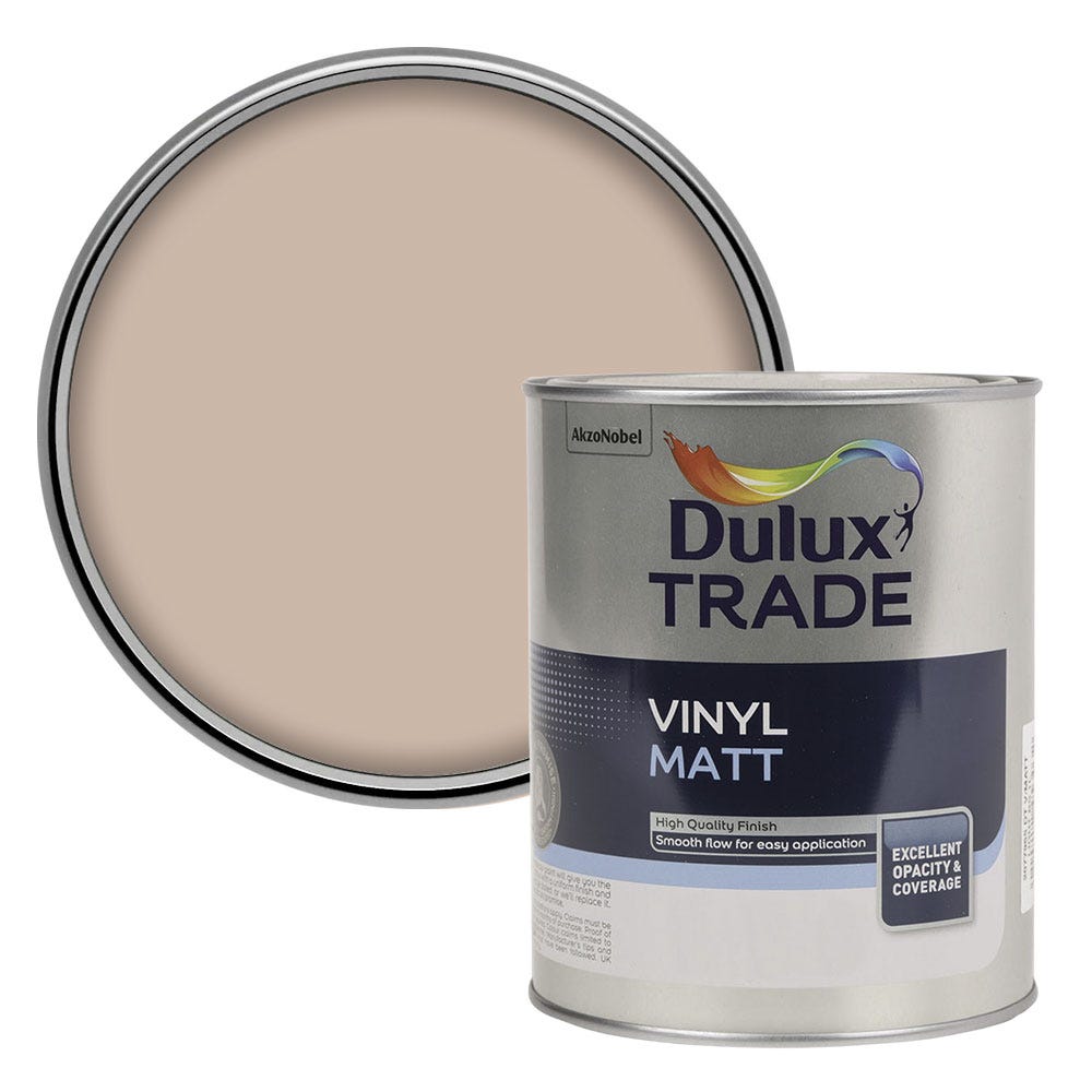 Dulux Vinyl Matt Colour Futures Emulsion Paint Coarse Seashell