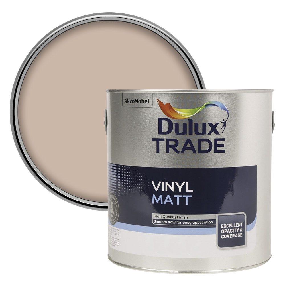 Dulux Vinyl Matt Colour Futures Emulsion Paint Coarse Seashell 2.5L