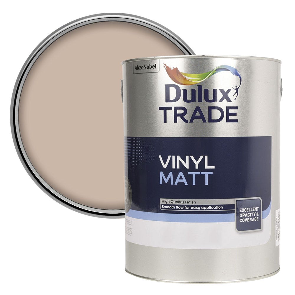 Dulux Vinyl Matt Colour Futures Emulsion Paint Coarse Seashell 5L