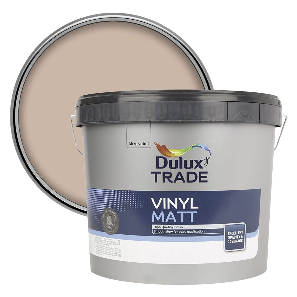 Dulux Vinyl Matt Colour Futures Emulsion Paint Coarse Seashell 10L
