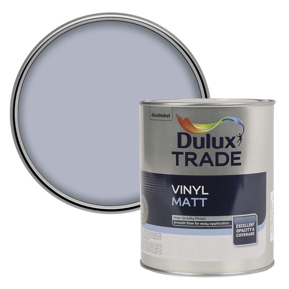 Dulux Vinyl Matt Colour Futures Emulsion Paint Stormy Haze 1L