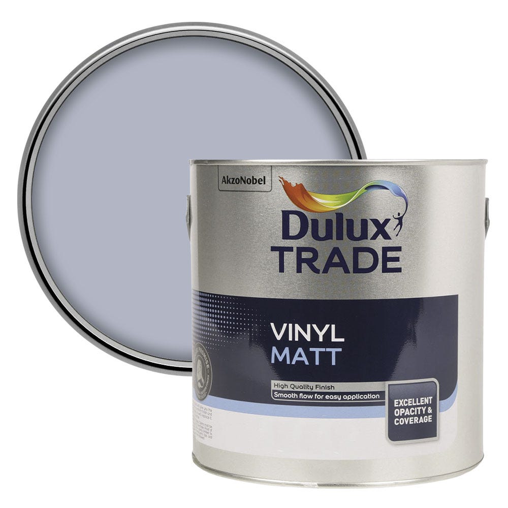 Dulux Vinyl Matt Colour Futures Emulsion Paint Stormy Haze 2.5L