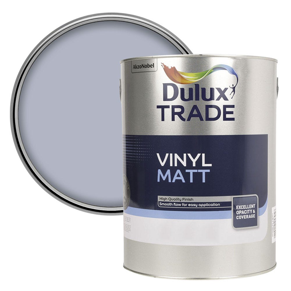 Dulux Vinyl Matt Colour Futures Emulsion Paint Stormy Haze 5L