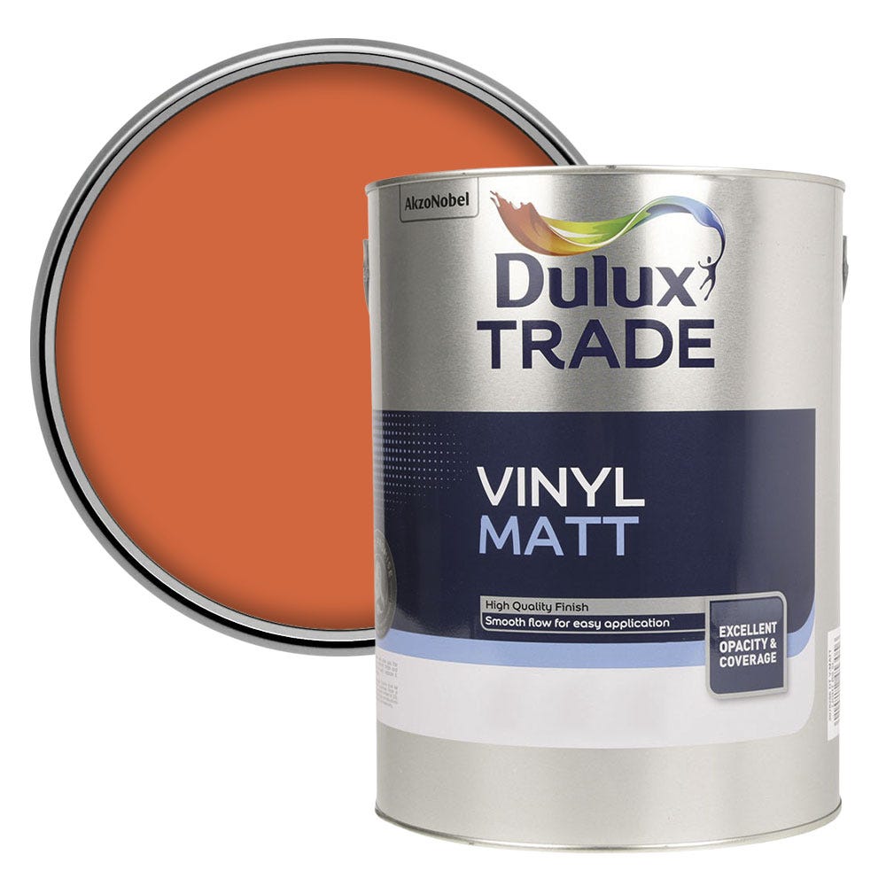 Dulux Vinyl Matt Colour Futures Emulsion Paint Exquisite Coral 5L