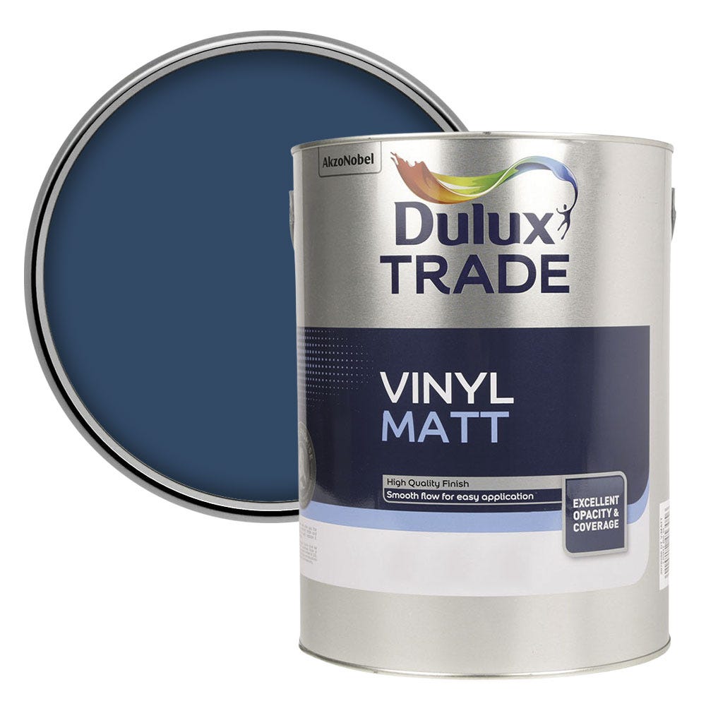 Dulux Vinyl Matt Colour Futures Emulsion Paint Sapphire Salute