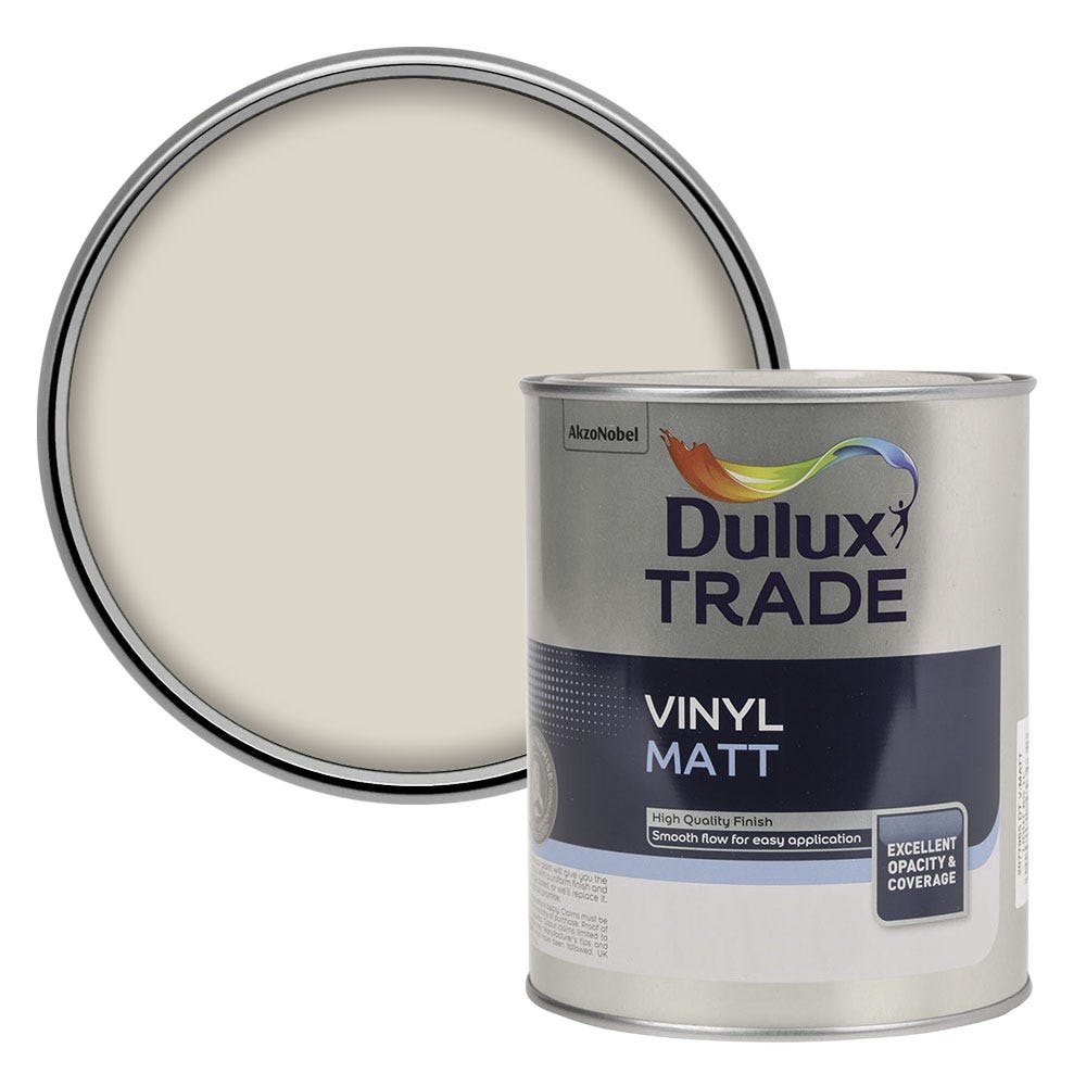 Dulux Vinyl Matt Colour Futures Emulsion Paint Weathered Pebble 1L