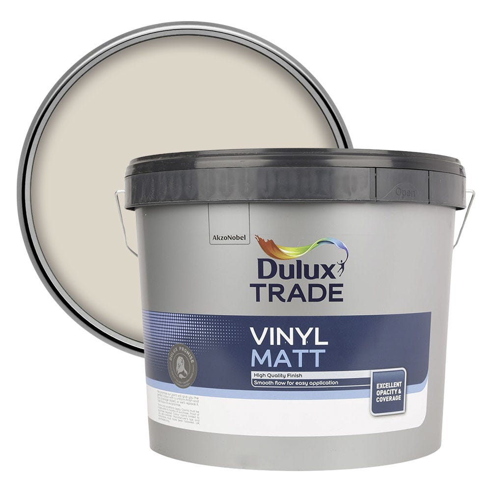 Dulux Vinyl Matt Colour Futures Emulsion Paint Weathered Pebble 10L