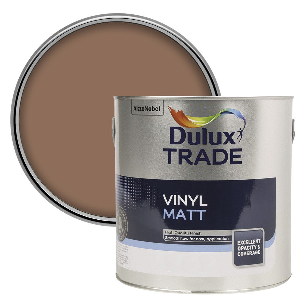 Dulux Vinyl Matt Colour Futures Emulsion Paint Acorn Cap 2.5L