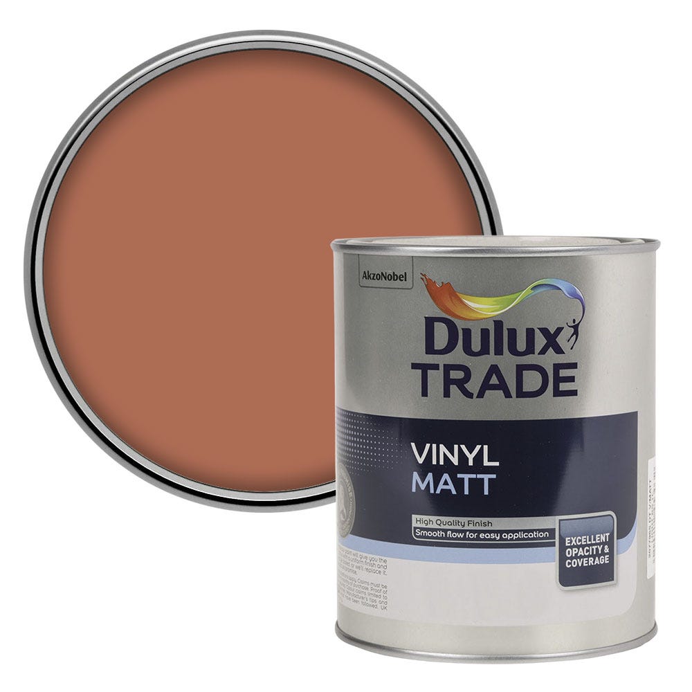 Dulux Vinyl Matt Colour Futures Emulsion Paint Cinnamon Sprinkle 1L