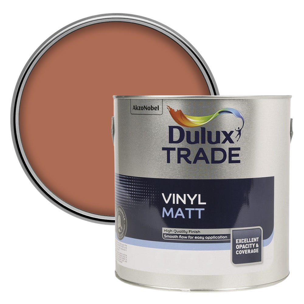 Dulux Vinyl Matt Colour Futures Emulsion Paint Cinnamon Sprinkle 2.5L