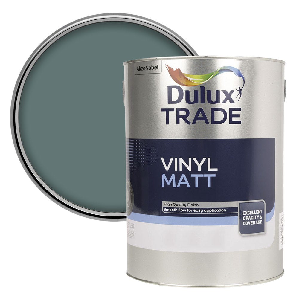 Dulux Vinyl Matt Colour Futures Emulsion Paint Neptune Seas 5L