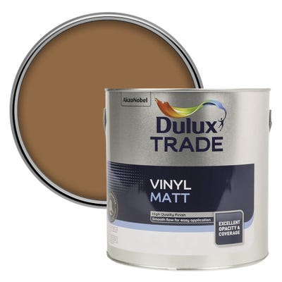 Dulux Vinyl Matt Colour Futures Emulsion Paint Rustic Chestnut 2.5L