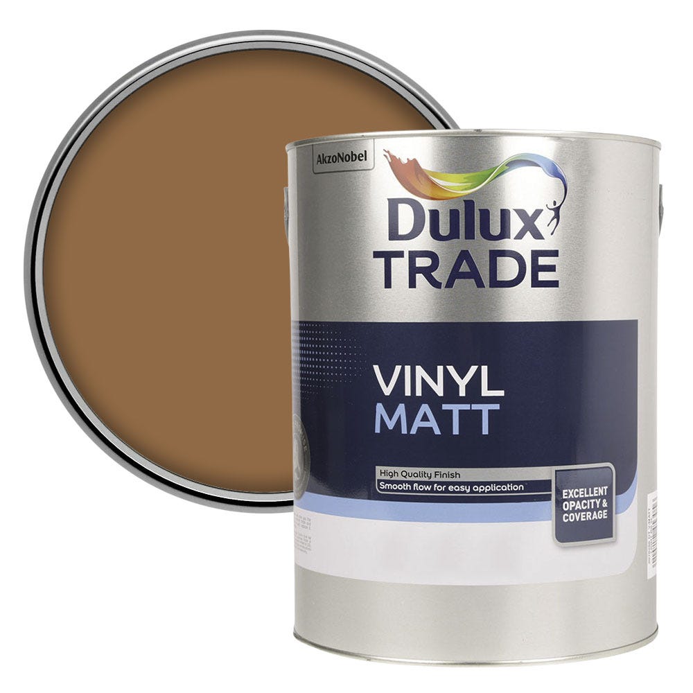 Dulux Vinyl Matt Colour Futures Emulsion Paint Rustic Chestnut 5L