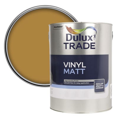 Dulux Vinyl Matt Colour Futures Emulsion Paint Tuscan Gold 5L