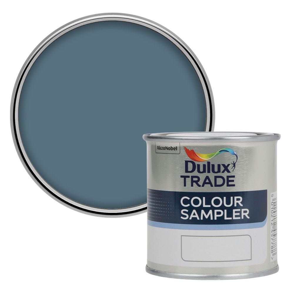 Dulux Vinyl Matt Colour Futures Emulsion Paint Tester Moody Cobalt 250ml
