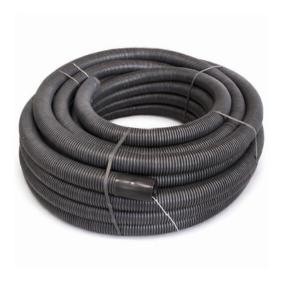 Cable Ducting Twin Wall Black 90mm 50m Roll