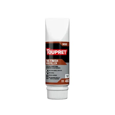 Toupret Fine Finish Wood Filler White 400g