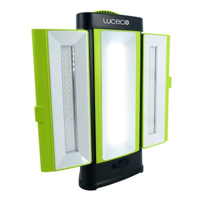 Luceco LED USB Rechargeable 360° Work Light 50W LILA400S65-01