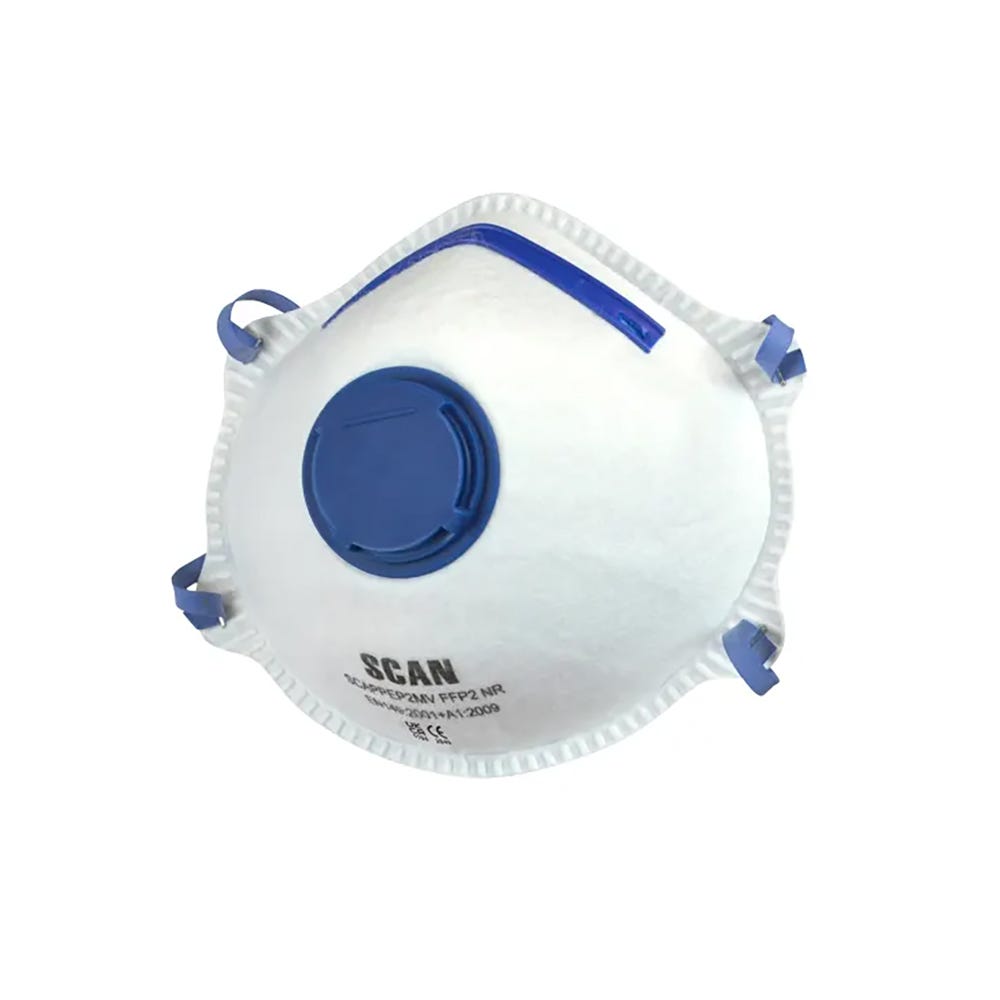 Scan Moulded Valved Dust Mask FFP2 Pack of 10