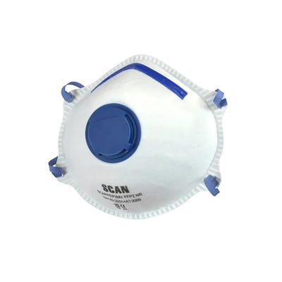 Scan Moulded Valved Dust Mask FFP2 Pack of 10