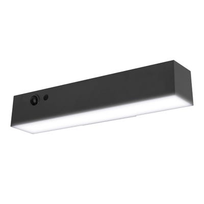 Luceco Era 7W IP54 Solar PIR Brick Light Slate Grey LEXSBR100B30-01