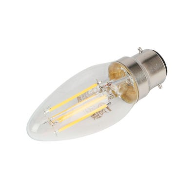 Bell Lighting 3.3W LED Filament Candle Lamp Warm White Dimmable BC