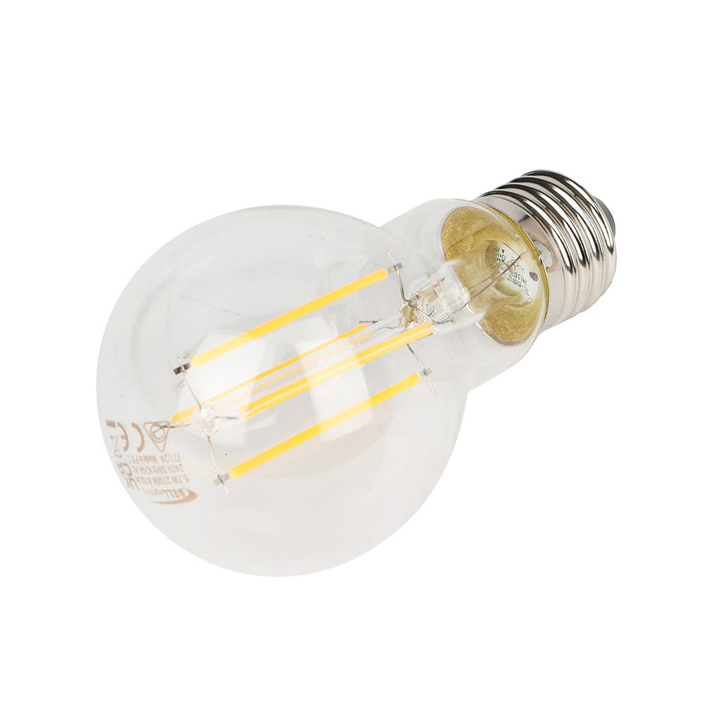 Bell Lighting 5.7W LED Filament Lamp GLS Warm White Dimmable ES
