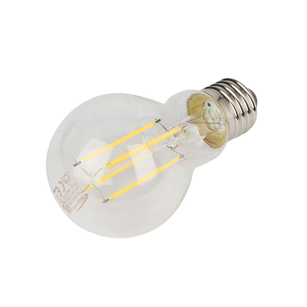 Bell Lighting 5.7W LED Filament Lamp GLS Cool White Dimmable ES