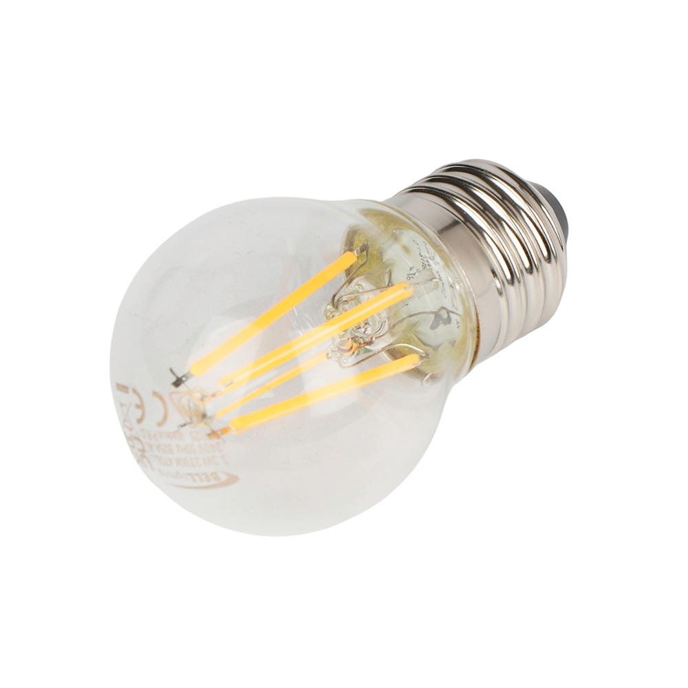 Bell Lighting 3.3W LED Filament Lamp Round Warm White Dimmable ES