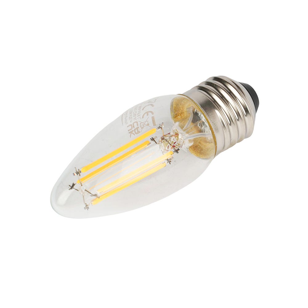 Bell Lighting 3.3W LED Filament Candle Lamp Warm White Dimmable ES