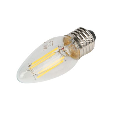 Bell Lighting 3.3W LED Filament Candle Lamp Cool White Dimmable ES