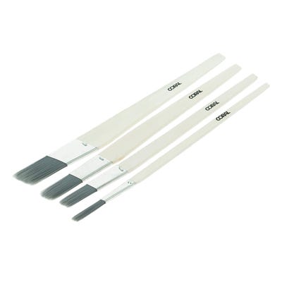 Coral Precision Lining Fitch Paint Brush Set Pack of 4