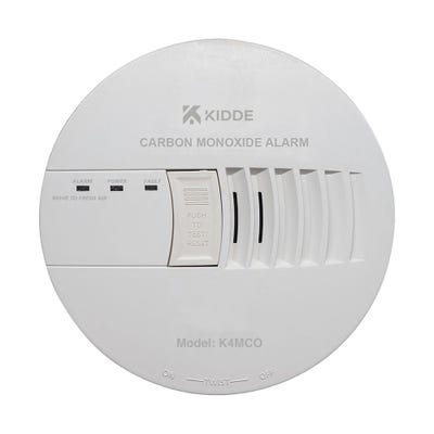 Kidde Mains Carbon Monoxide Alarm with Rechargeable Battery K4MCO