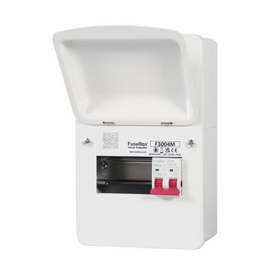 FuseBox F3 4 Way RCBO Consumer Unit & 100A Main Switch