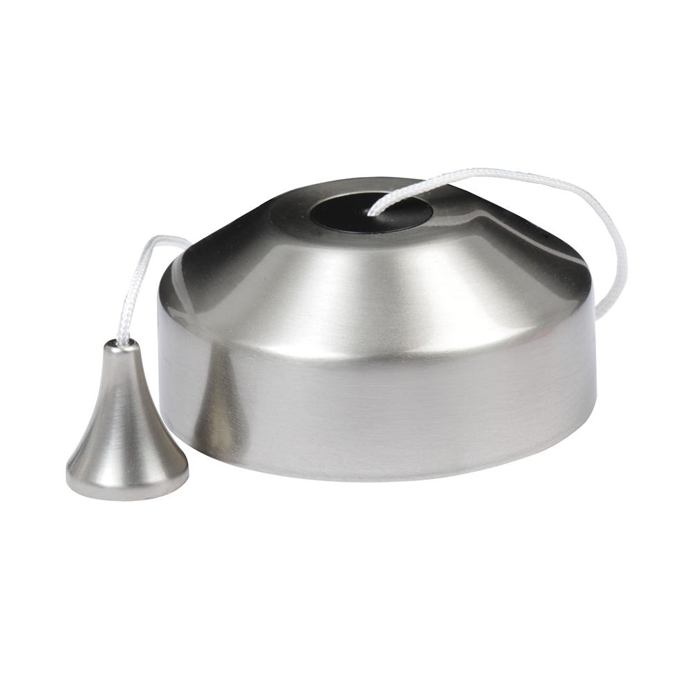 Knightsbridge 10AX 2 Way Pull Cord Switch Brushed Chrome 8300BC