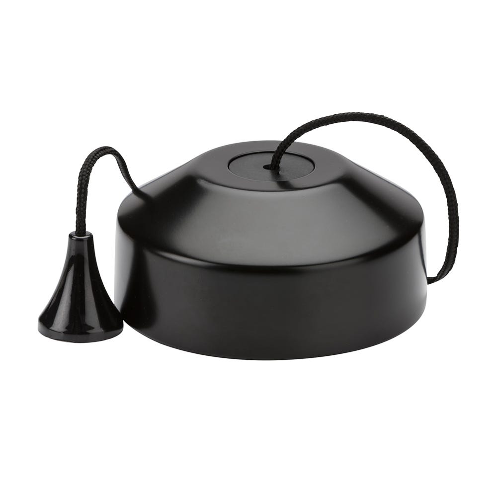 Knightsbridge 10AX 2 Way Pull Cord Switch Matt Black 8300MB